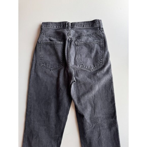 AGOLDE Criss Cross Savage Vintage Black High Rise Loose Boyfriend Jeans, Size 27 - Picture 9 of 14